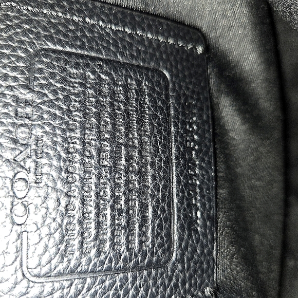 COACH Hudson Backpack F23202 Black Leather - Backpack - Picture 6 of 7